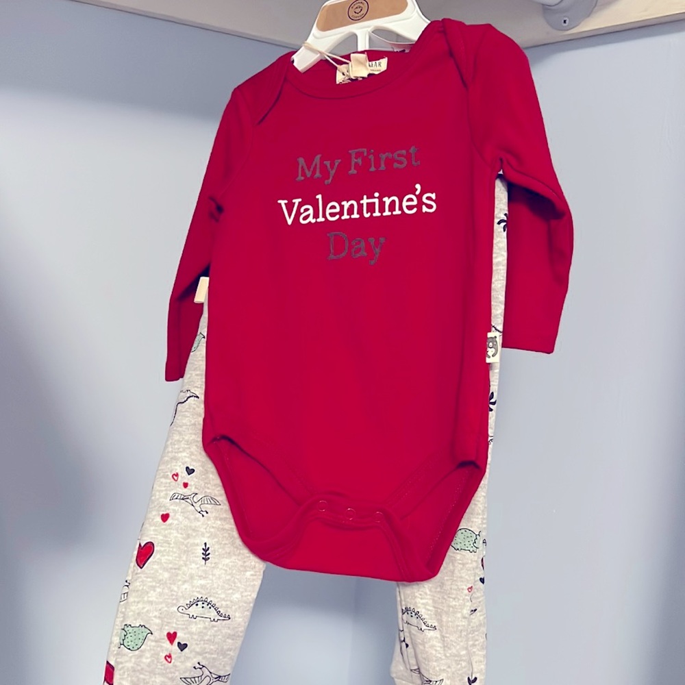 NWT My First Valentines Day set